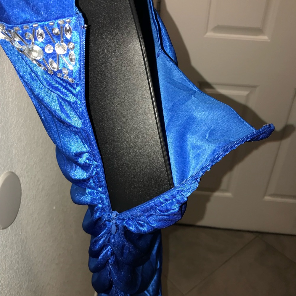 Prom or homecoming blue cocktail dress - Picture 6 of 8